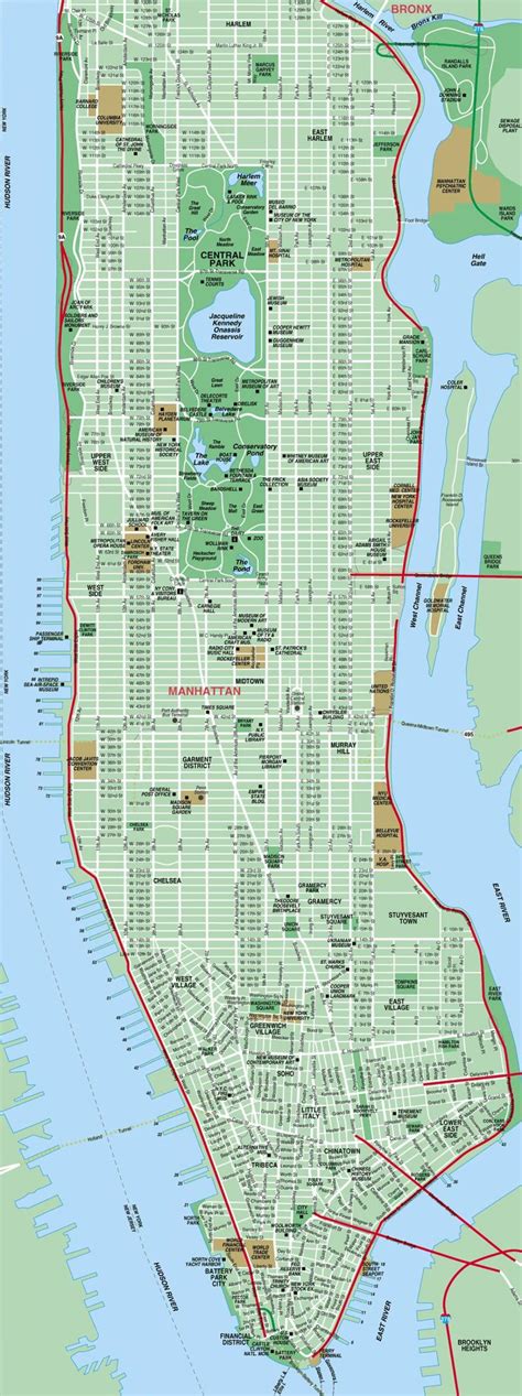 map of.manhattan